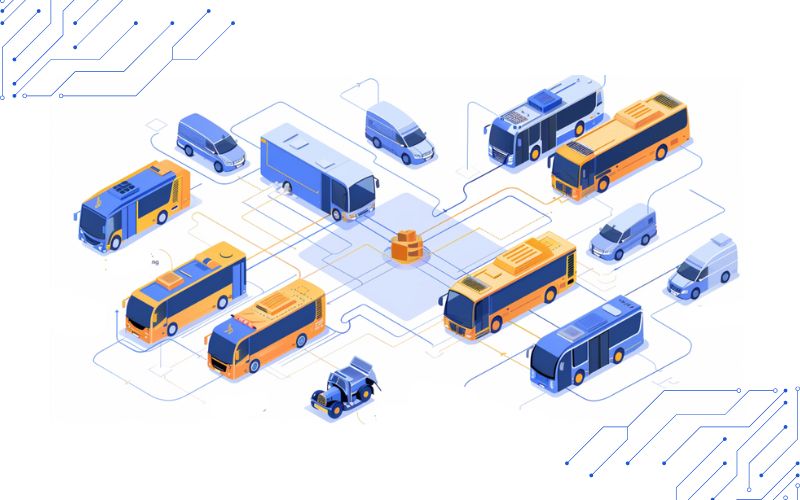 Flowchart illustrating the logistics process optimisation with TMS, Transportation management software, May 2024, Australi